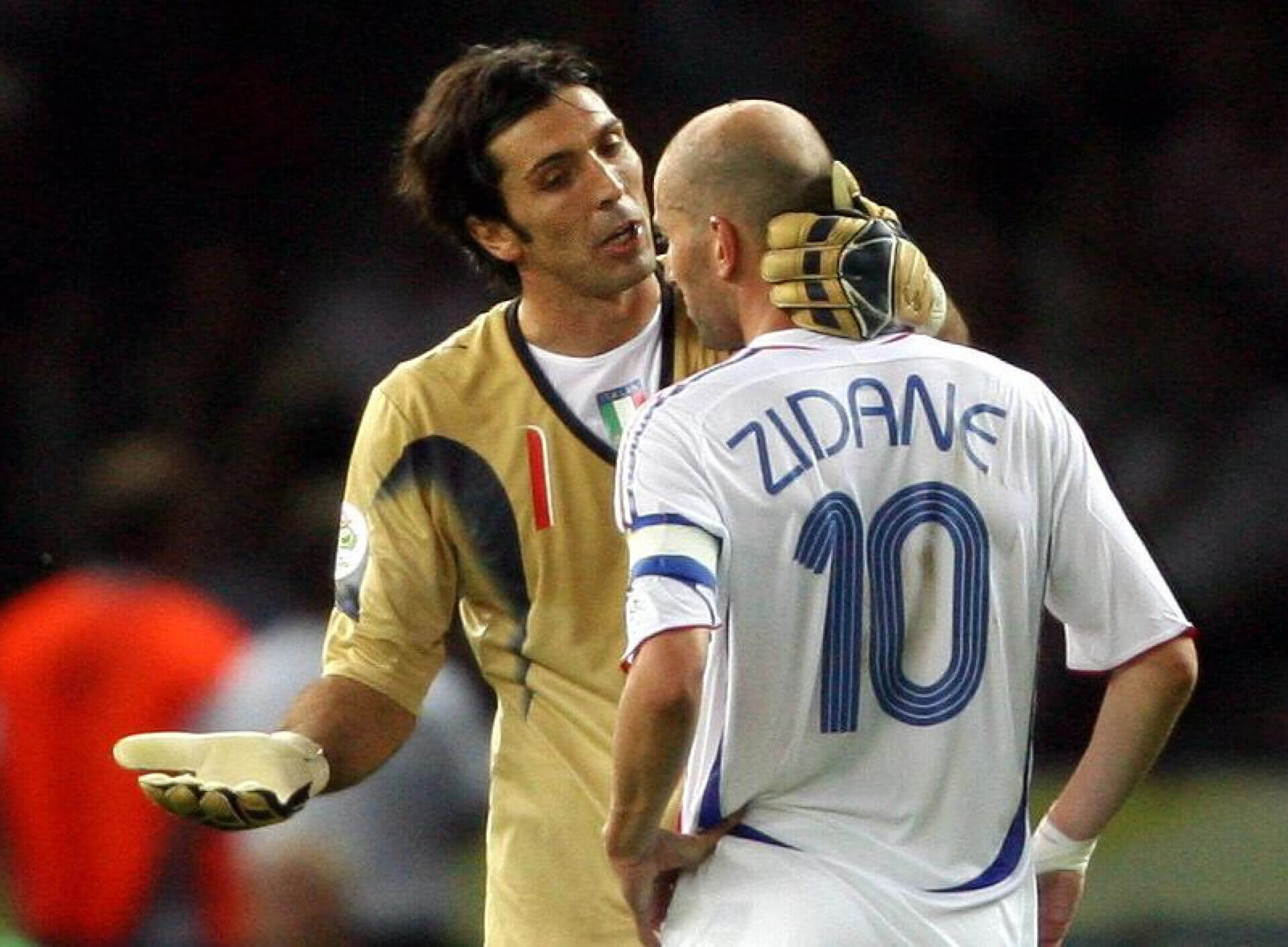 Zinedine Zidane és Gigi Buffon